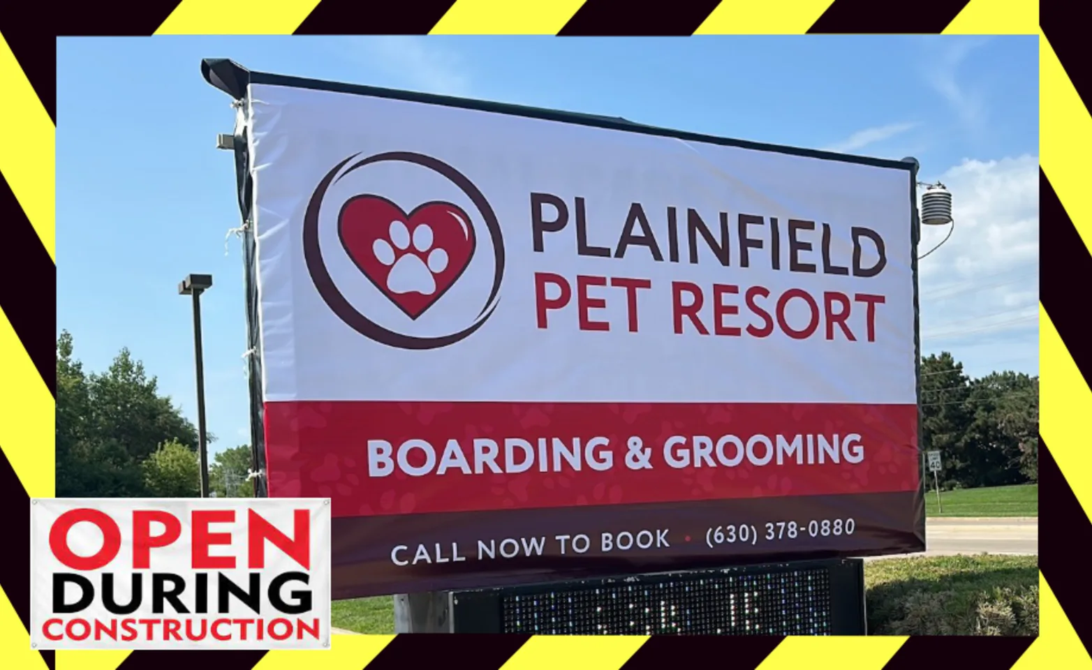 Plainfield Pet Resort open under construction